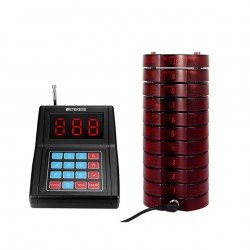 جهاز بيجر نداء للمطاعم ومحلات الكوفي شوب, العيادات مكون من 10 بياجر موديل Retekess TD165 جهاز بيجر نداء للمطاعم ومحلات الكوفي شوب, العيادات مكون من 10 بياجر موديل Retekess TD165