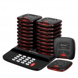 جهاز نداء لاسلكي عالي التغطية يصل حتى 800 متر للمطاعم ومحلات الكوفي شوب والمقاهي موديل Retekess TD183 جهاز نداء لاسلكي عالي التغطية يصل حتى 800 متر للمطاعم ومحلات الكوفي شوب والمقاهي موديل Retekess TD183