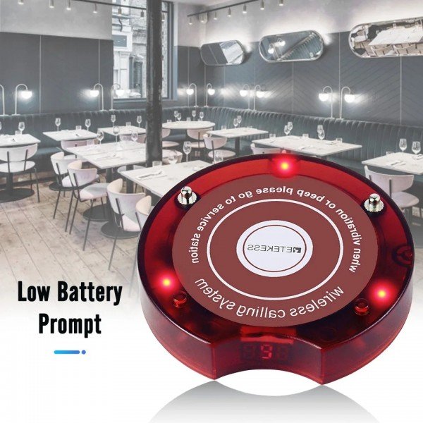 10 بياجر نداء بديلة إضافية لجهاز Retekess TD165