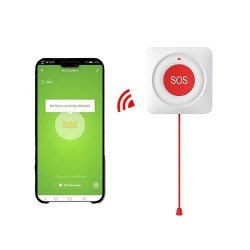 زر الطوارئ الذكي بتقنية الواي فاي – للحالات الطارئة لكبار السن والمرضى SOS Button