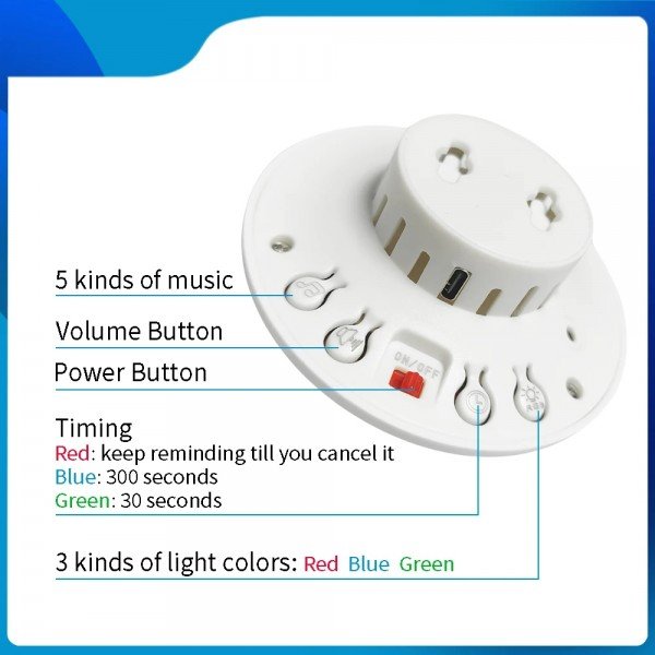 جهاز نداء استدعاء للطوارئ للعناية بكبار السن والمرضى SOS Call Button