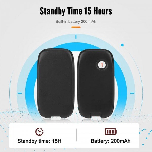 جهاز نداء العملاء وايرليس يحتوي على 30 بيجر, للمطاعم ومحلات الكوفي شوب والمستشفيات مع ميزة اهتزاز, رنين Retekess TD175P